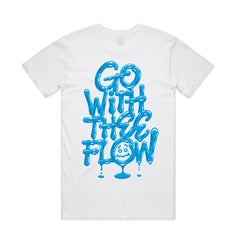 Go With The Flow White Gavin Kids Tee