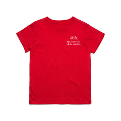 End Of The Rainbow Rose Red Kids Tee